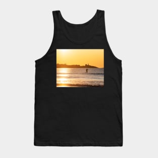 Long Sands Beach Long Beach York Maine Paddling by the Nubble Lighthouse Tank Top